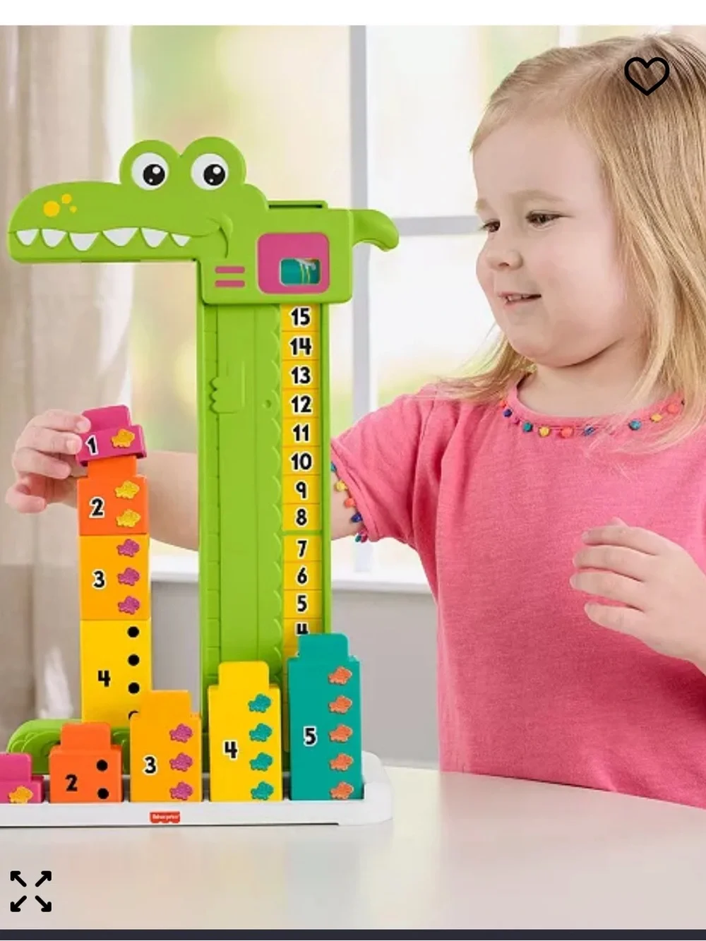 Fisher-Price Adding Alligator Counting & Math Learning Toy | Preschool STEM toy